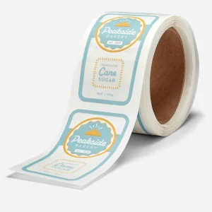 Waterproof Transparent Labels Durable Adhesive Stickers Clear Label Rolls