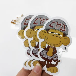 Waterproof Vinyl Die Cut Stickers Customized Logo Decal Stickers with Full Customization Printing