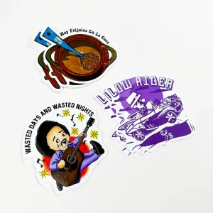 Waterproof Vinyl PVC Custom Cartoon Design Bumper Label Self Adhesive Logo Printing UV Resistant Die Cut Stickers for Kids