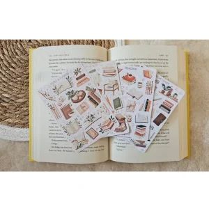 Waterproof Vinyl Sheet Sticker Book Style Custom Printing Adhesive Label Cartoon Decorative Stickers