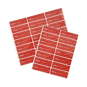 Waterproof self adhesive labels printing custom logo vinyl labels stickers packaging
