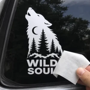 Weather Proof Laser Cut Auto Stickers Anti Fade Vinyl Decals for Car Body Windows