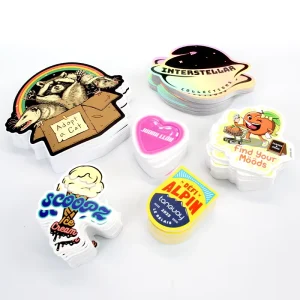 Weatherproof Die Cut Sticker For Outdoor Use UV Resistant Fade Proof Vinyl Decal With Glossy Matt Lamination