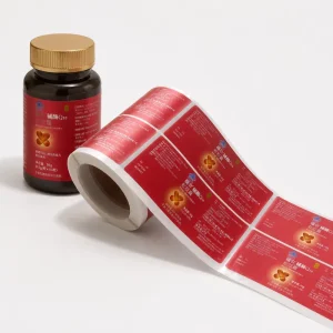 Wellness Product Identification Labels for Nutrition Brands High Bond Adhesive Waterproof Stickers