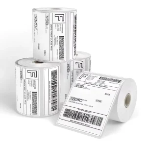 White 100x150x500 Direct Thermal Labels 4×6 Inch Hot Melt Adhesive Sticker Roll A6 Waybills for Shipping Express