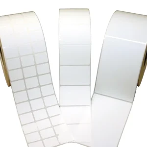White Thermal Direct Paper Stickers 100×150