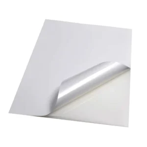 YISHU Direct Sales A4 Self Adhesive Antistatic Label Sticker Paper Flexographic Printing Gloss White Heat Resistant Laser