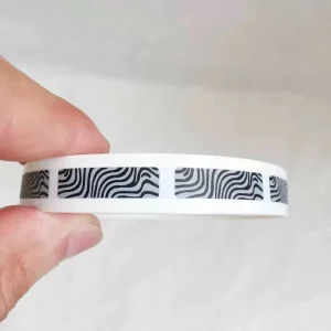 Zebra Pattern Prize Coating Scratching off Prize Sticker Scratching Film Silver Code Sticker and DIY Scratching Card May Size