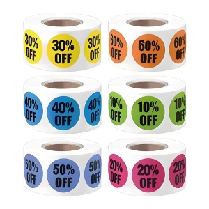 customized color stickers waterproof barcode stickers UV printed promotional gifts tea packaging box labels