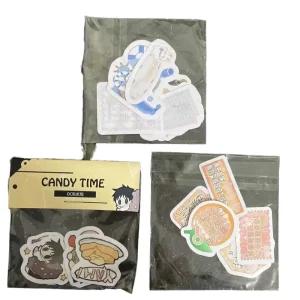 logo Printing Adhesive Waterproof Stickers for Gift with Package